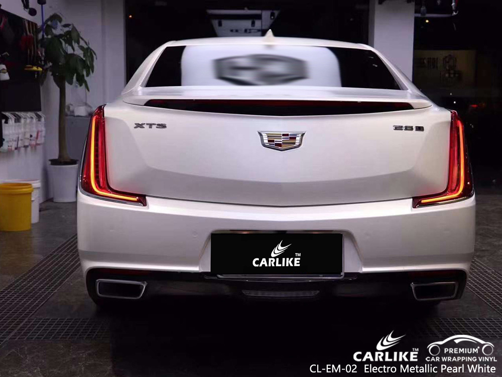 CL-EM-02 Elektro Metalik İnci Beyaz Vinil Otomatik Sarma CADILLAC Tedarikçisi