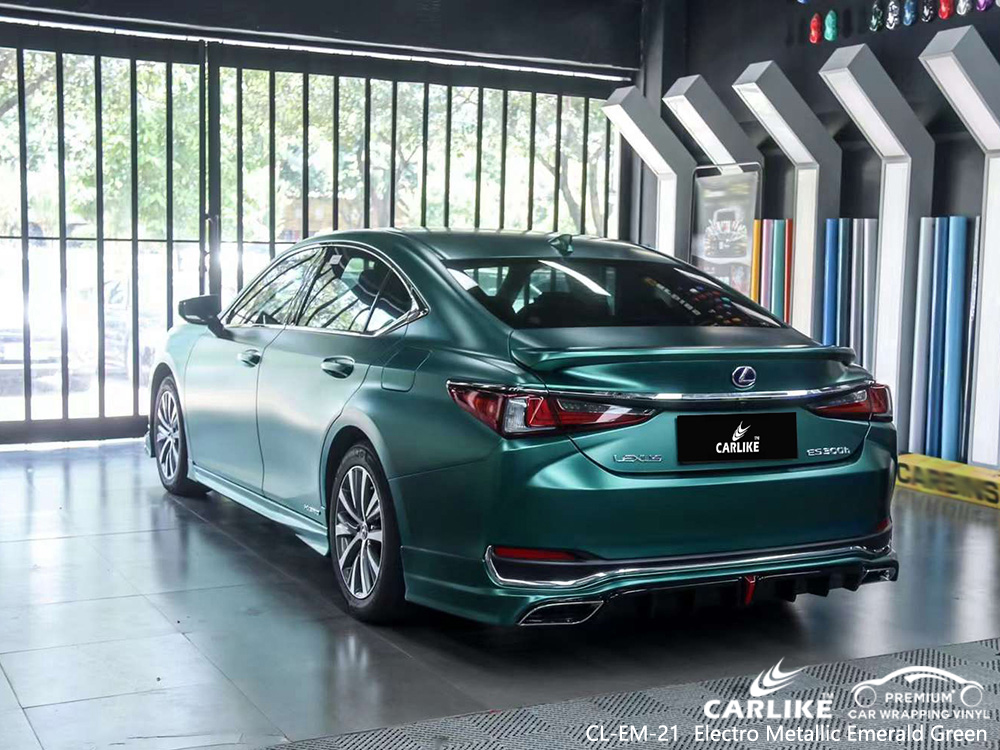 CL-EM-21 Electro Metallic Emerald Green Vinyl Vehicle Wrap Usine pour LEXUS