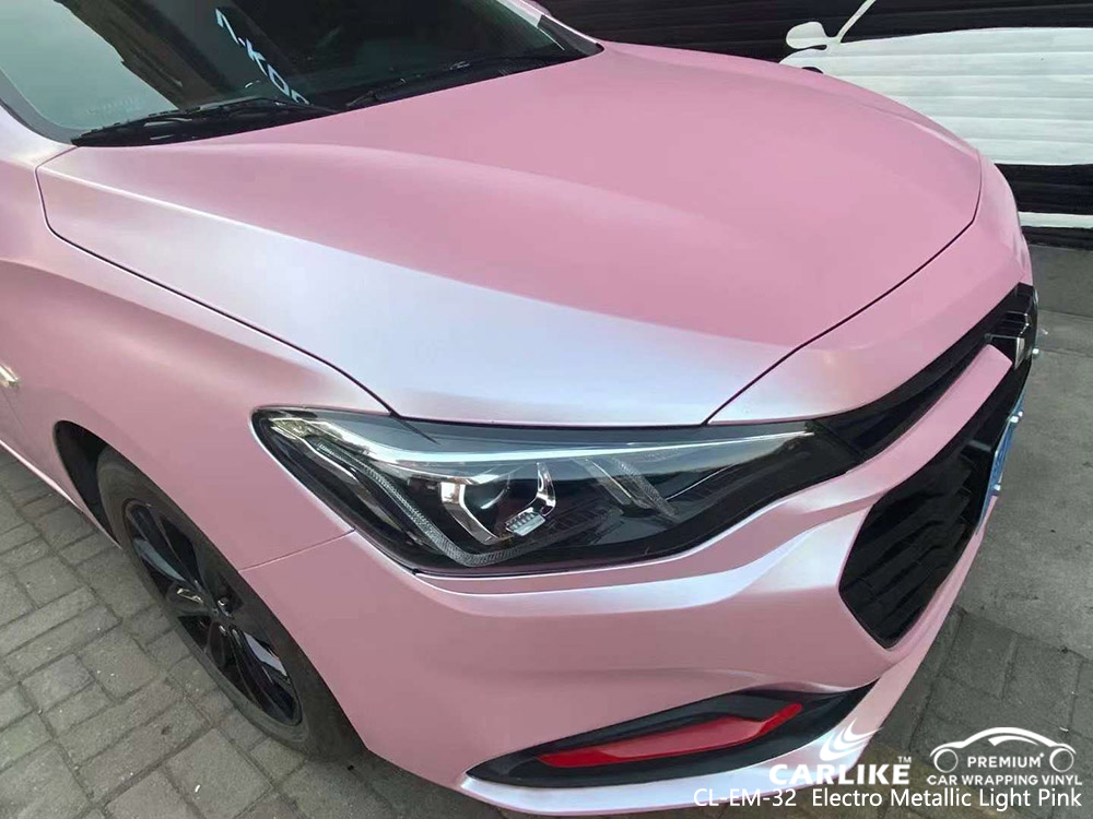 CL-EM-32 Elektro Metalik Açık Pembe Vinil Otomatik Sarma Üretici için CHEVROLET