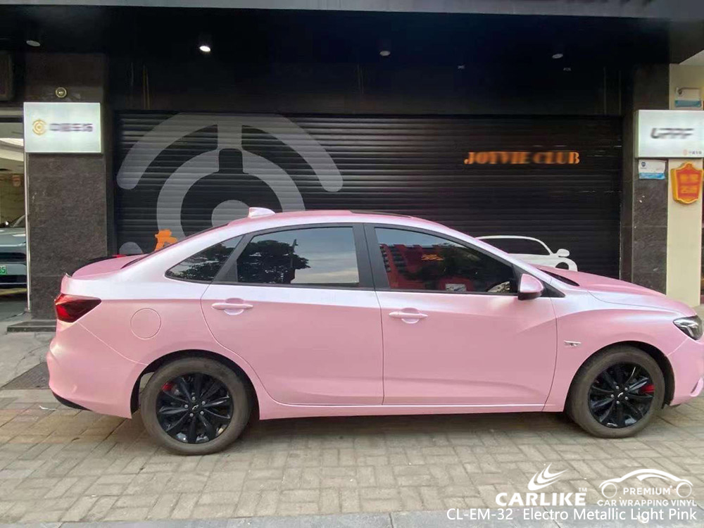 CL-EM-32 Elektro Metalik Açık Pembe Vinil Otomatik Sarma Üretici için CHEVROLET
