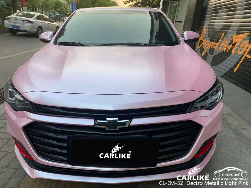 CL-EM-32 Elektro Metalik Açık Pembe Vinil Otomatik Sarma Üretici için CHEVROLET
