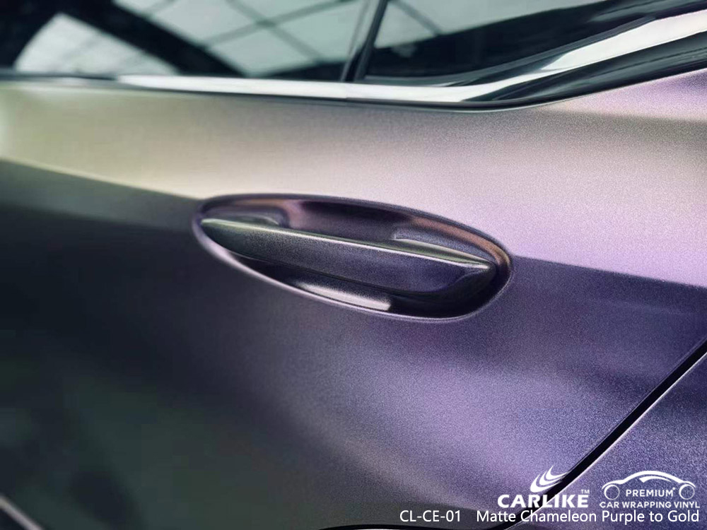 CL-CE-01 Матовый хамелеон пурпурно-золотой автомобильный винил Производитель Для LEXUS