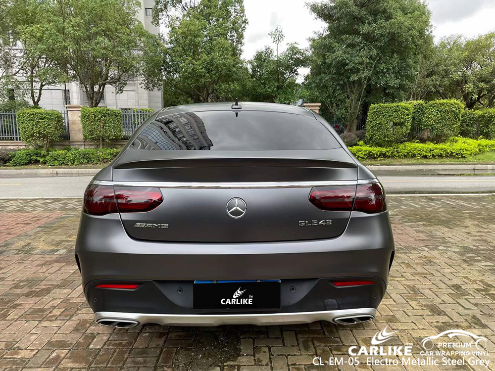 CL-EM-05 Electro Metallic Steel Grey Car Wrap Vinil Fornitore Per MERCEDES-BENZ