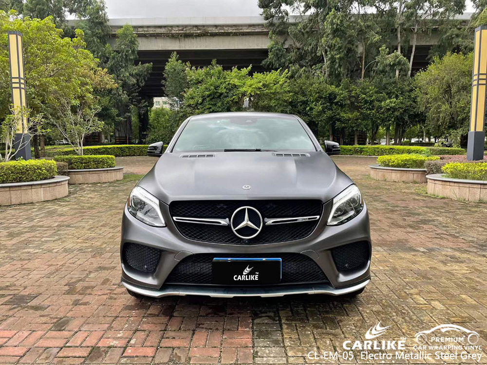 CL-EM-05 Elektro Metallic Stahl Grau Car Wrap Vinyl Lieferant Für MERCEDES-BENZ