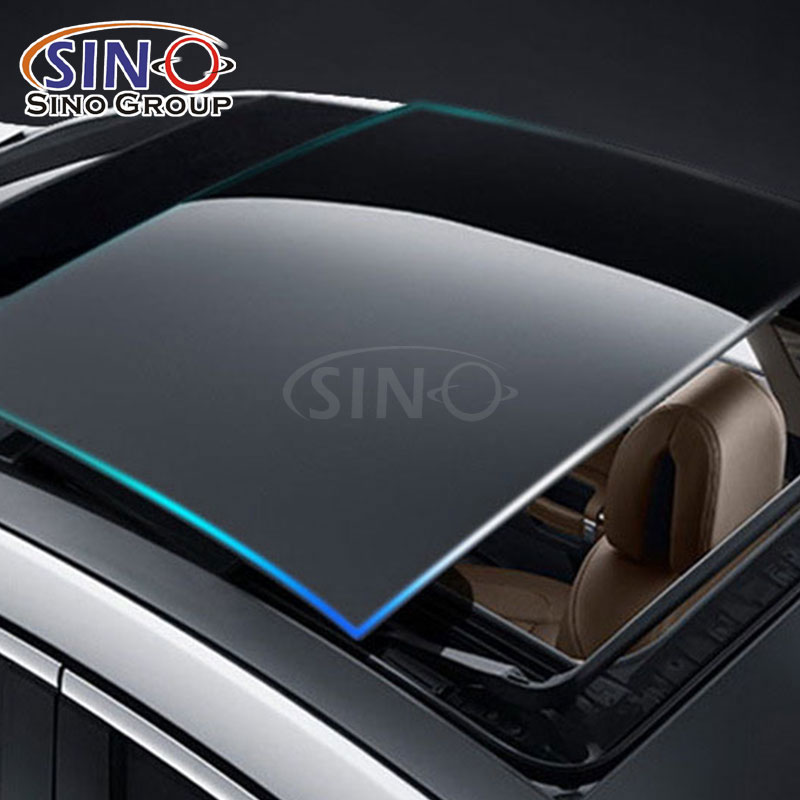 SINOVINYL Gloss Black Panoramic Sunroof Film Car Roof Protection