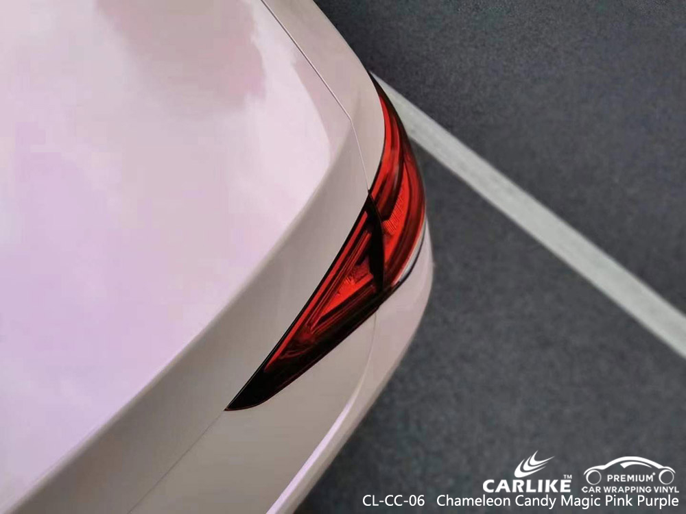 CL-CC-06 Chameleon Candy Magic Pink Purple Vinyl Auto Wrap Manufacturer For MERCEDES-BENZ