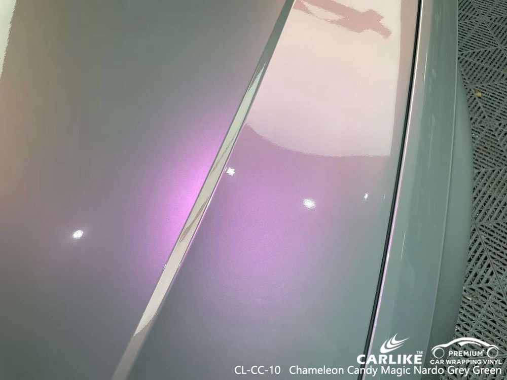 CL-CC-10 Chameleon Candy Magic Nardo Grigio Verde Car Wrap Fornitori Per AUDI