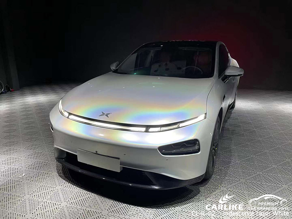 CL-IL-02 Iridiszenz Laser Weiß Car Wrap Lieferanten Für XPENG