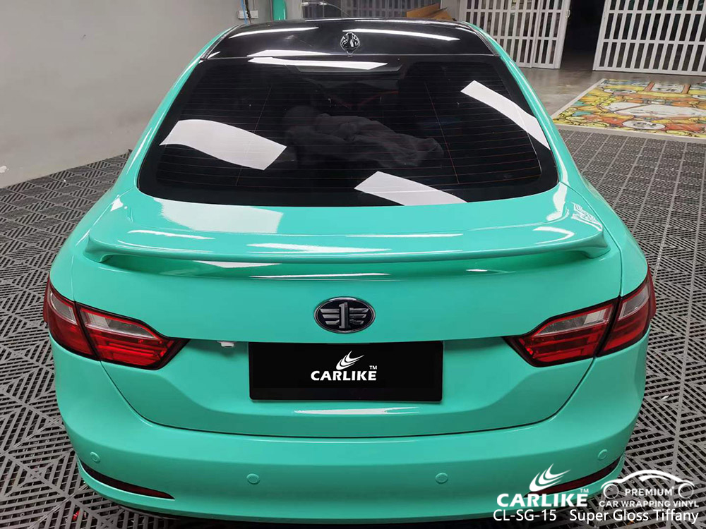 CL-SG-15 Super Gloss Tiffany Car Vinyl Fornecedor Para FAW