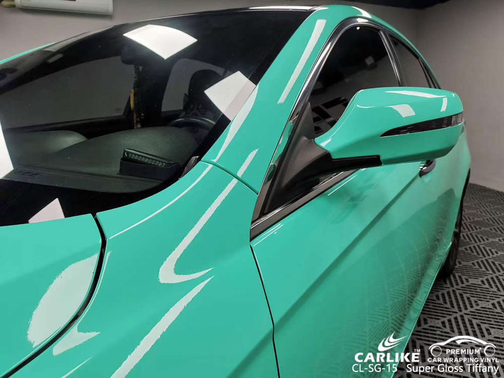 CL-SG-15 Super Gloss Tiffany Car Vinyl Fornecedor Para FAW