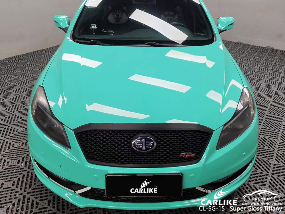 CL-SG-15 Super Gloss Tiffany Car Vinyl Supplier For FAW