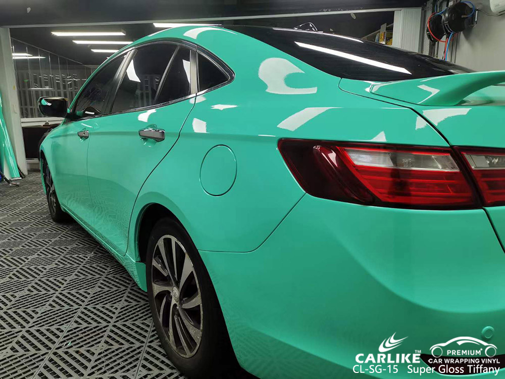 CL-SG-15 Super Gloss Tiffany Car Vinyl Supplier For FAW