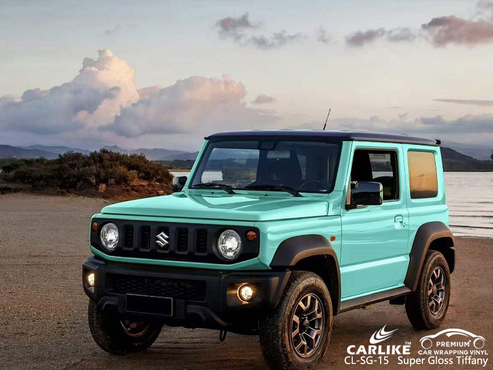 CL-SG-15 Super Gloss Tiffany Car Wrap Fornecedor Para JIMNY