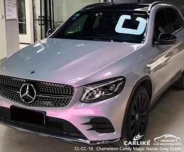 CL-CC-10 Chameleon Süßigkeiten Magie Nardo Grau Grün Auto Wrap Lieferant Für MERCEDES-BENZ