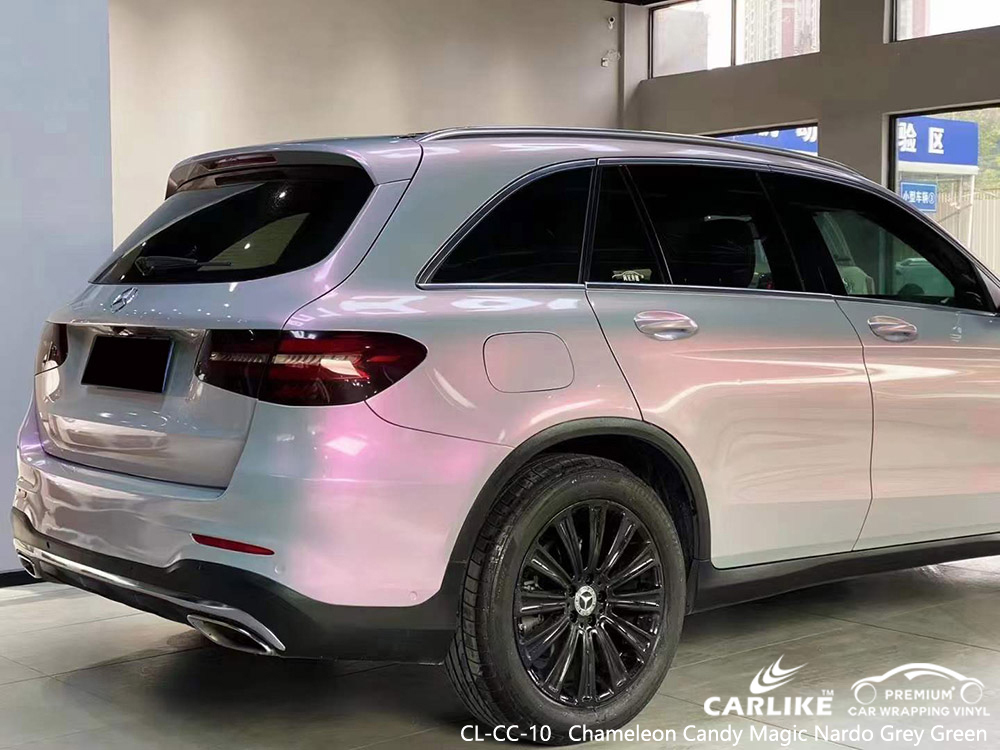 CL-CC-10 Chameleon Süßigkeiten Magic Nardo Grau Grün Auto Wrap Lieferant Für MERCEDES-BENZ