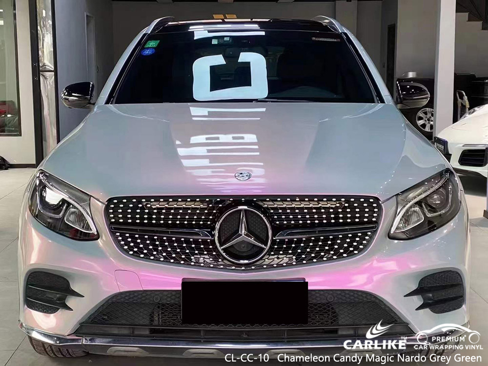 CL-CC-10 Chameleon Süßigkeiten Magic Nardo Grau Grün Auto Wrap Lieferant Für MERCEDES-BENZ