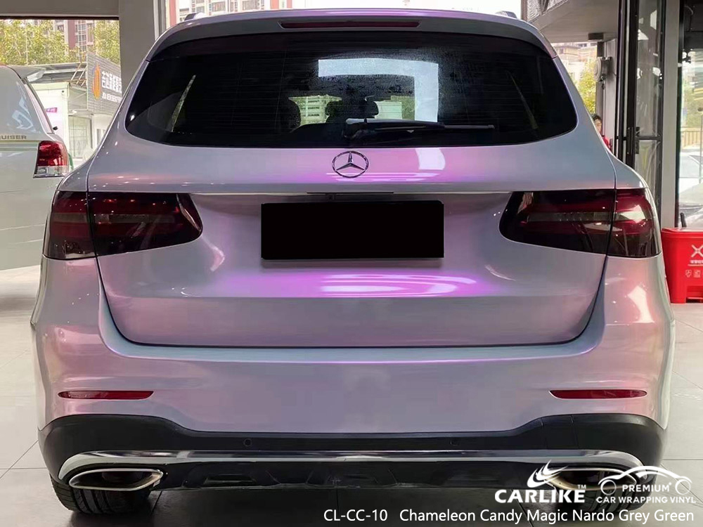 CL-CC-10 Chameleon Süßigkeiten Magic Nardo Grau Grün Auto Wrap Lieferant Für MERCEDES-BENZ