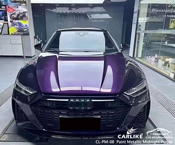 CL-PM-08 Paint Metallic Midnight Purple Vehicle Wrap Supplies For AUDI