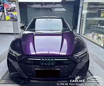 CL-PM-08 Suprimentos metálicos do envoltório roxo do veículo da meia-noite da pintura para AUDI