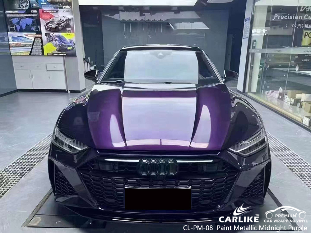 CL-PM-08 Tinta Metálica Midnight Purple Vehicle Wrap Suprimentos Para AUDI