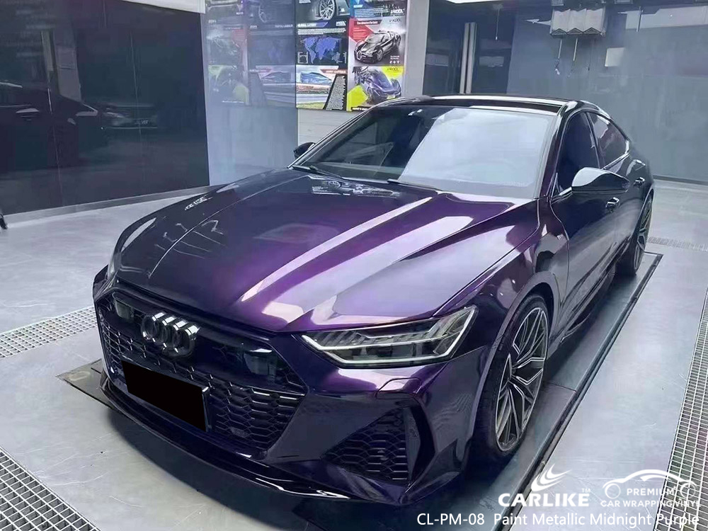 CL-PM-08 Tinta Metálica Midnight Purple Vehicle Wrap Suprimentos Para AUDI