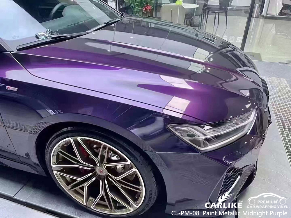 CL-PM-08 Tinta Metálica Midnight Purple Vehicle Wrap Suprimentos Para AUDI