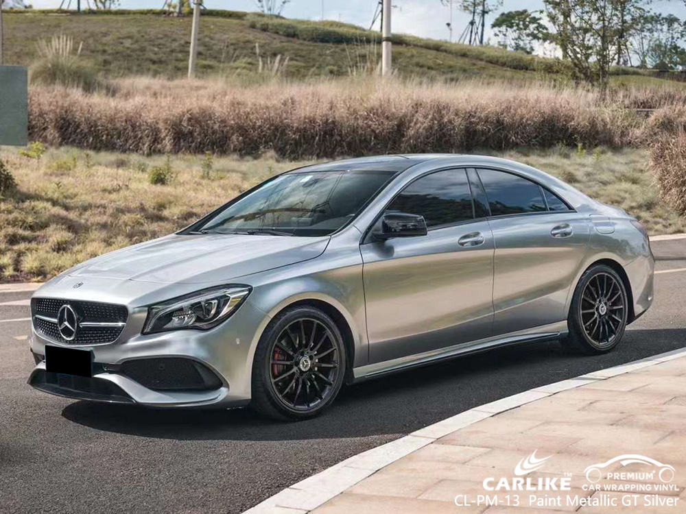 MERCEDES-BENZ için CL-PM-13 Boya Metalik GT Gümüş Araba Wrap Vinil Tedarikçi