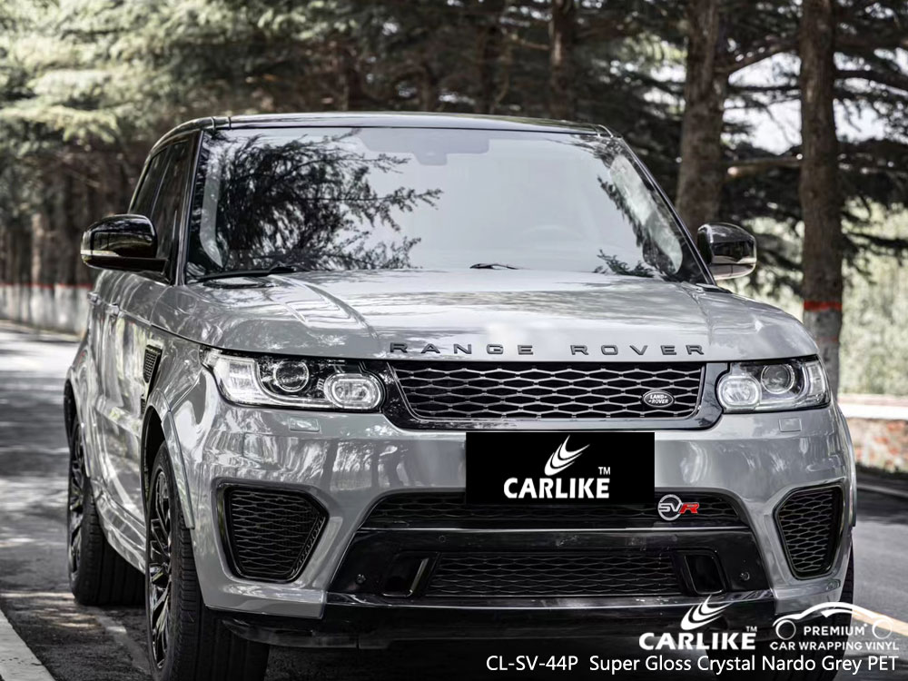CL-SV-44P Super Gloss Crystal Light Nardo Grey Vinyl Pet Liner For Range Rover Car Film Vinyl Supplier