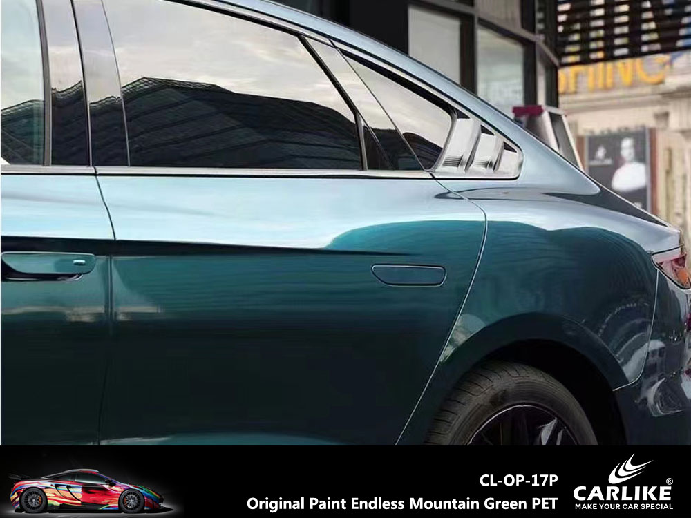 CL-OP-17P Original Paint Endless Mountain Green PET Vinyl For BYD Car Wrap Factory Supplier