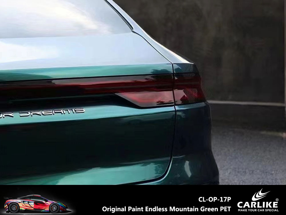 CL-OP-17P Original Paint Endless Mountain Green PET Vinyl For BYD Car Wrap Factory Supplier