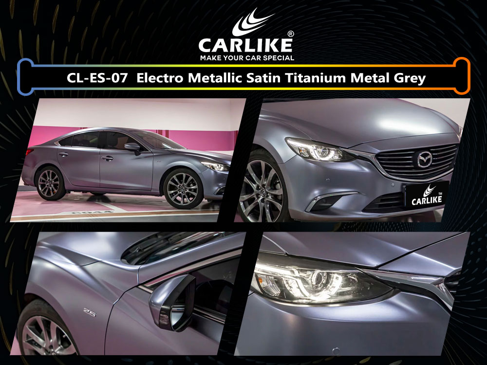 CL-ES-07 Ultra Matte Battleship Grey Vinyl For Benz Car Wrap Factory Supplier
