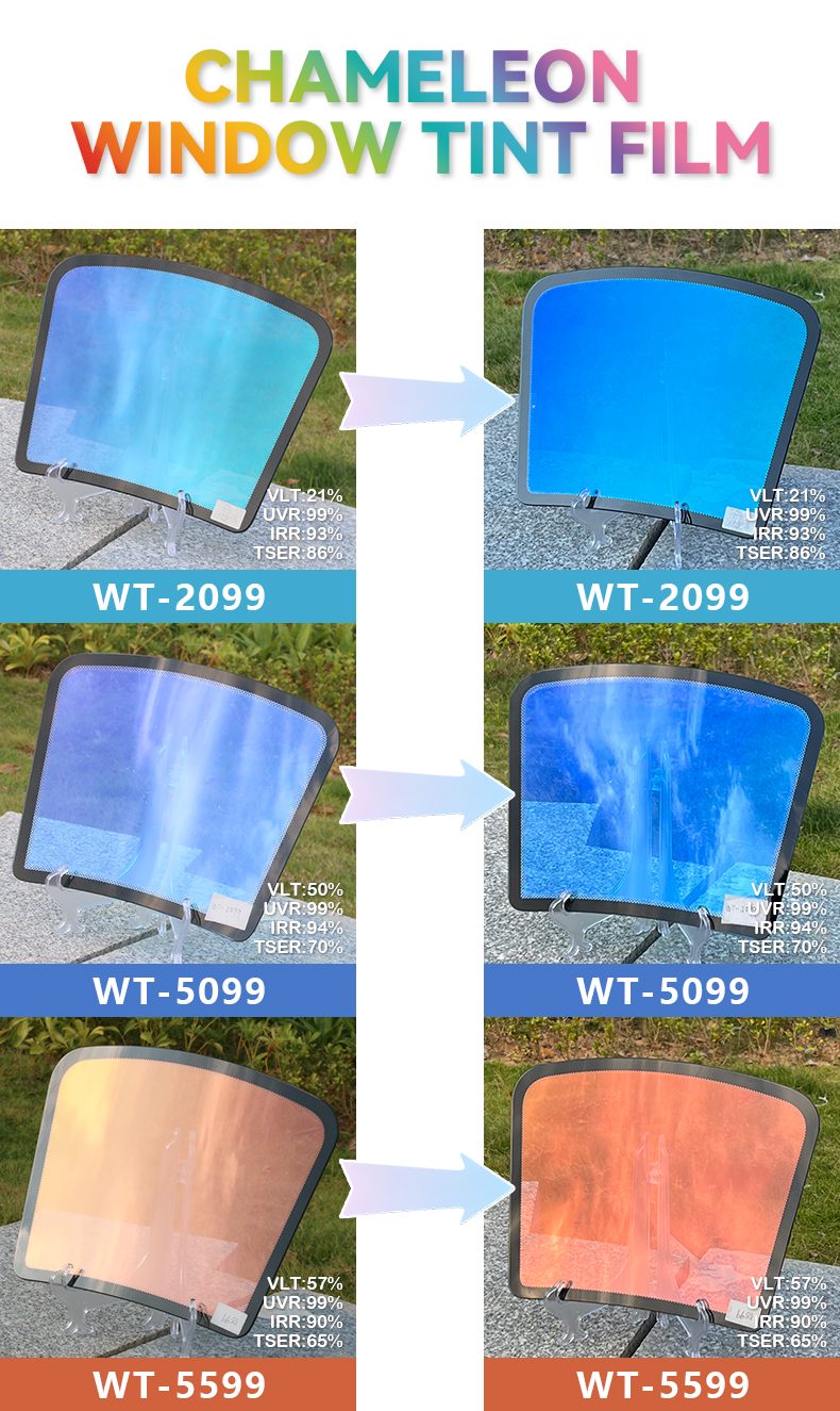 Chameleon Car Window Tint Film